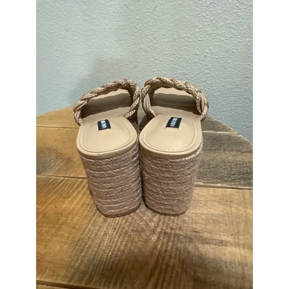 Nine West Women's Roxana Wedge Sandal size 7.5 New